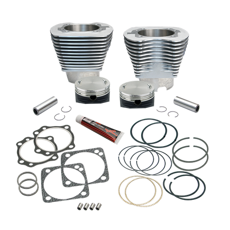 4-1/8" Bore Cylinder Set with Pistons for 117" V-Series Engines - Natural