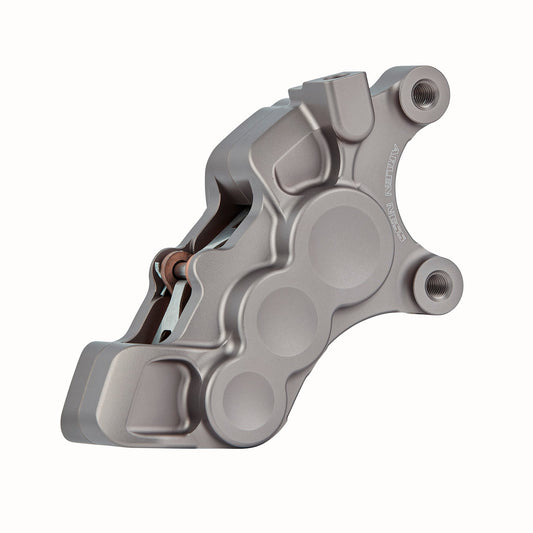 6-PISTON DIFFERENTIAL BORE BRAKE CALIPERS, 11.8" TITANIUM