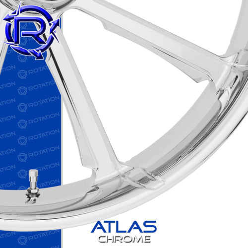 Rotation Atlas Chrome Touring Wheel / Rear