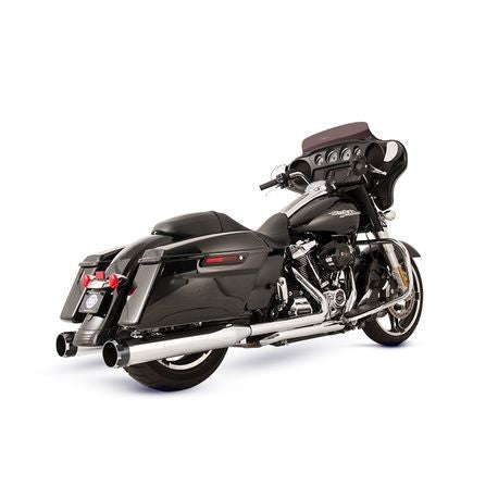 EL DORADO EXHAUST SYSTEM for M8 TOURING MODELS–Chrome with Black Thruster End Cap