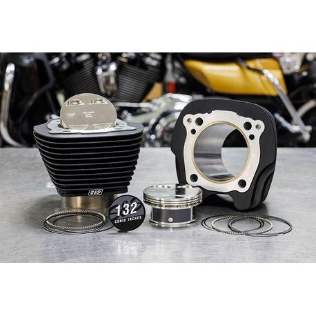 132" Big-Bore Kit 4.5" Stroke Non-Highlighted Cylinders for 2017-up M8 Models
