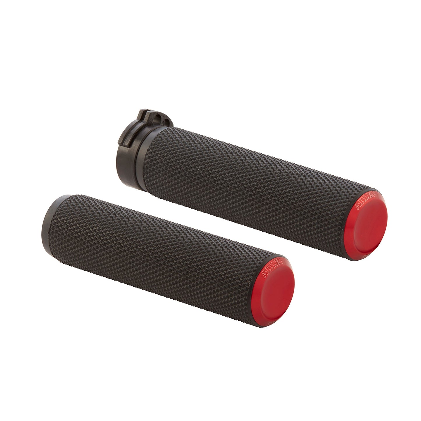 KNURLED GRIPS, RED