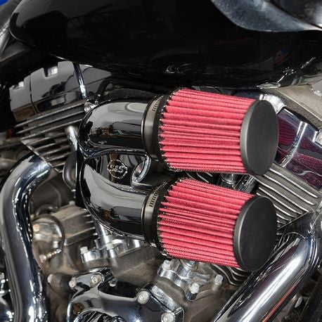 Tuned Induction Kit in Chrome for 2008-'16 HD® Touring Models and 2016-2017 Softail® Models