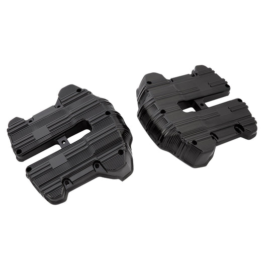 10-GAUGE® M8 ROCKER BOX COVERS, ALL BLACK