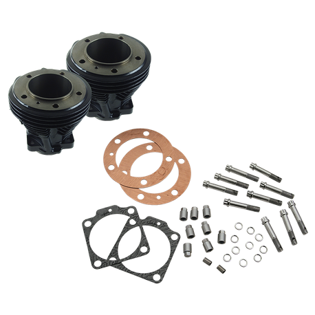 3-1/2" Bore Cylinder Set for 1979-'84 80" Big Twins and Stock Bore Strokers - Gloss Black