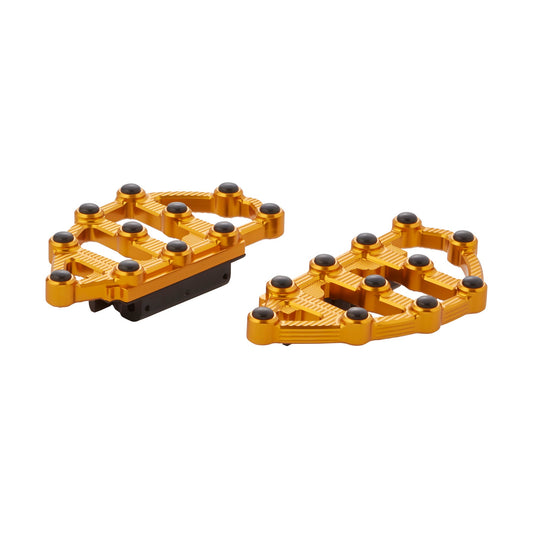 NESS-MX PASSENGER FLOORBOARDS, GOLD