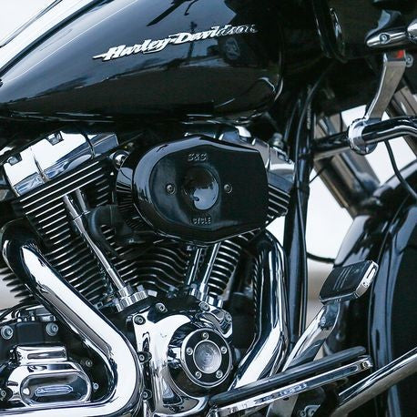 Stealth Air Cleaner Kit with Black Tribute Cover for 2008-2016 HD® Touring Models and 2016-2017 Softail®Models