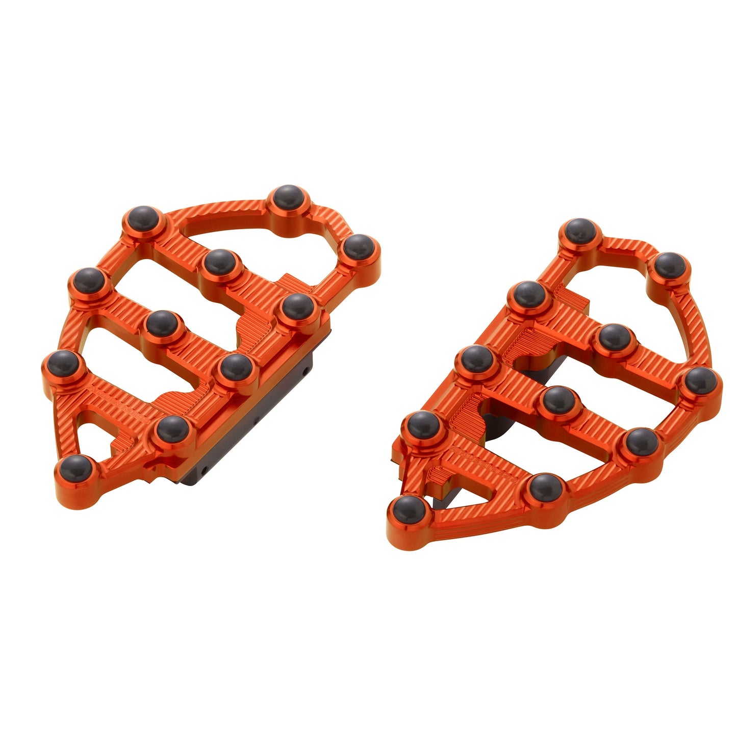 NESS-MX PASSENGER FLOORBOARDS, ORANGE