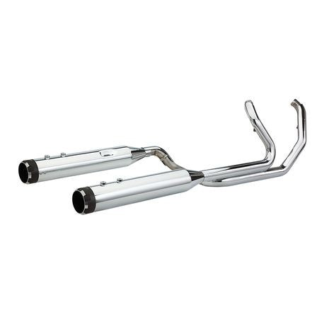 EL DORADO EXHAUST SYSTEM for M8 TOURING MODELS–Chrome with Black Thruster End Cap