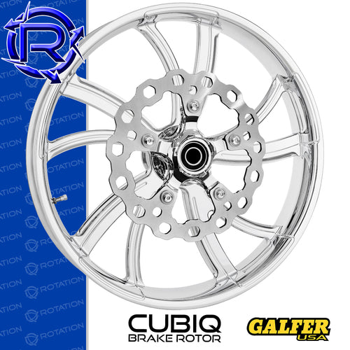 Rotation Saturn Chrome Touring Wheel / Front