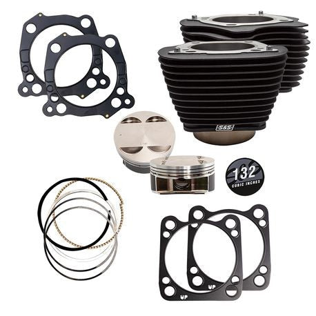 132" Big-Bore Kit 4.5" Stroke Non-Highlighted Cylinders for 2017-up M8 Models