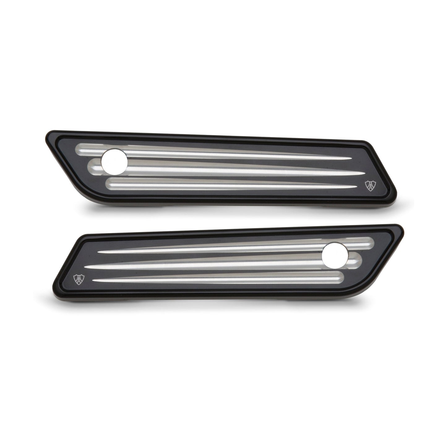 DEEP CUT® SADDLEBAG LATCH COVERS, BLACK 14-UP FLT