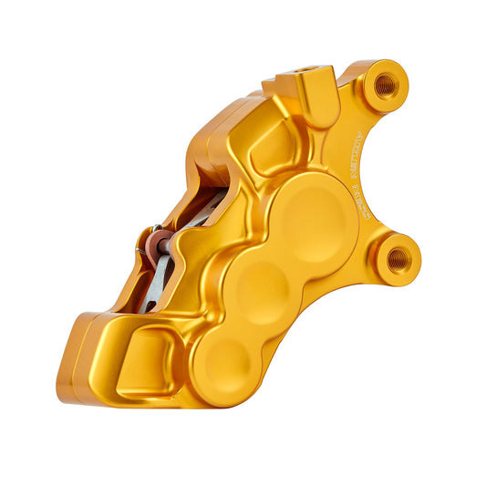 6-PISTON DIFFERENTIAL BORE BRAKE CALIPERS, 11.8" GOLD