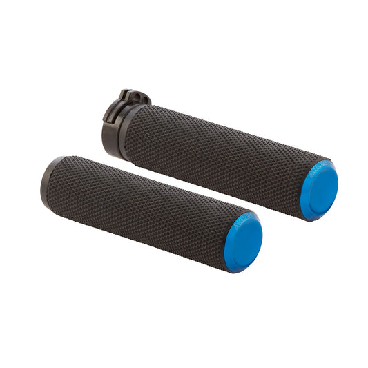 KNURLED GRIPS, BLUE