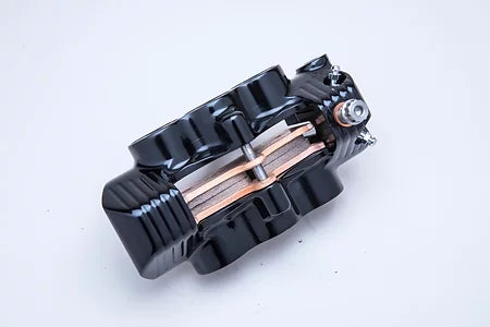 B-62/13 6-PISTON MONOBLOCK BRAKE CALIPERS, FOR 11.8" ROTOR - BLACK