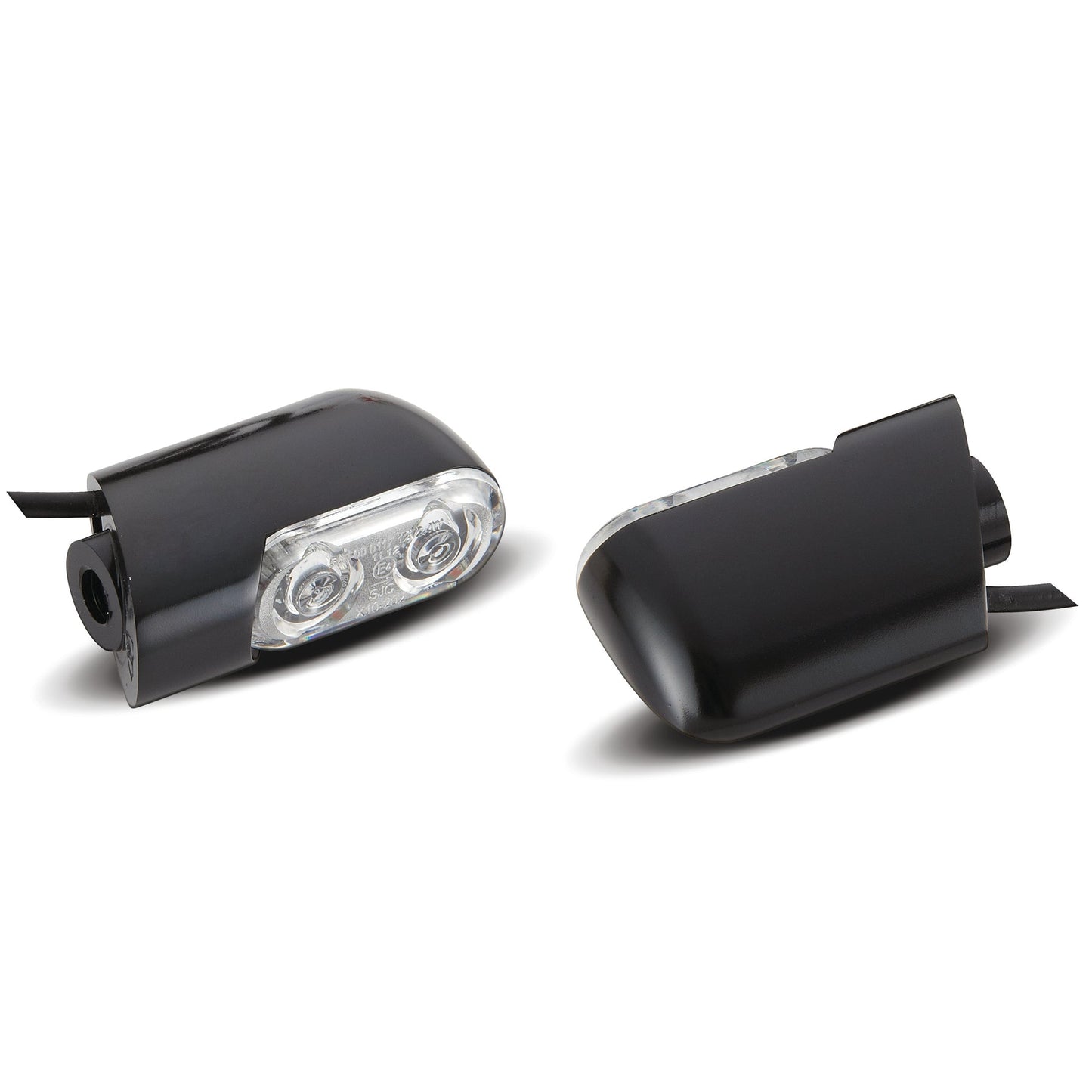 DIRECT BOLT-ON INDICATOR LIGHTS FOR FLT TOURING, BLACK