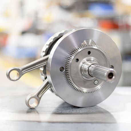 4-3/8" Stroke Flywheel with Full Width Rods and balancer gear for M8 Models