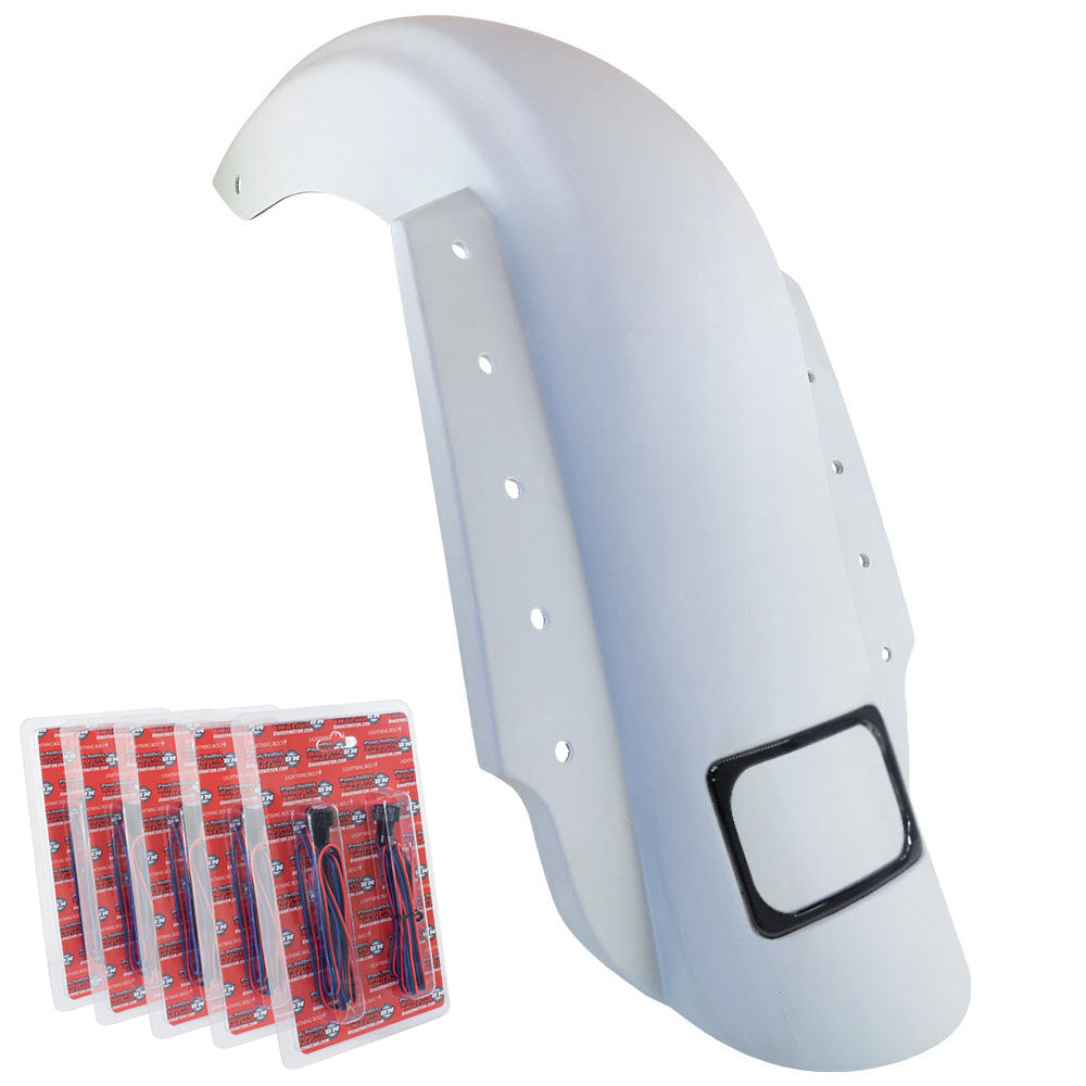 Swoop Rear Fender w/ Lightning Bolts