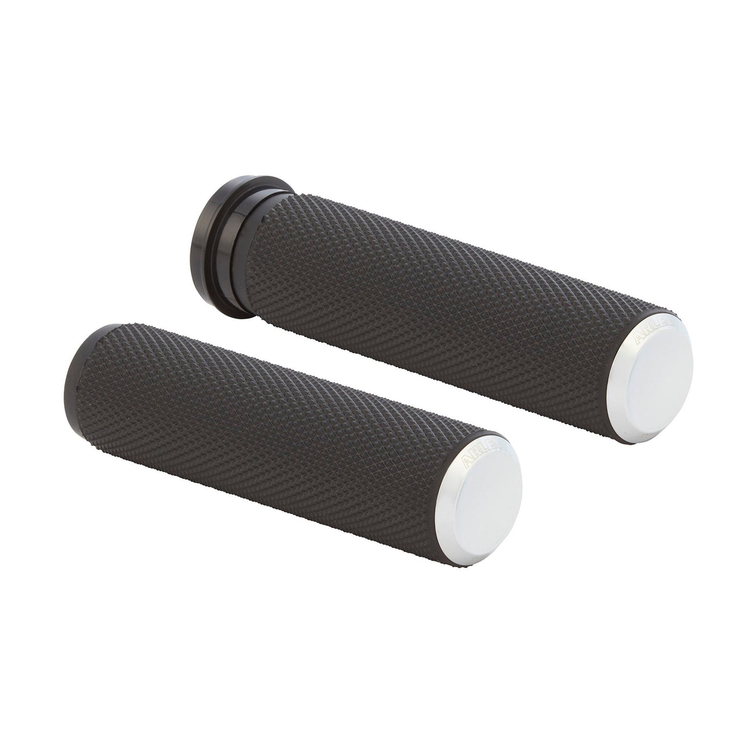 KNURLED GRIPS, CHROME