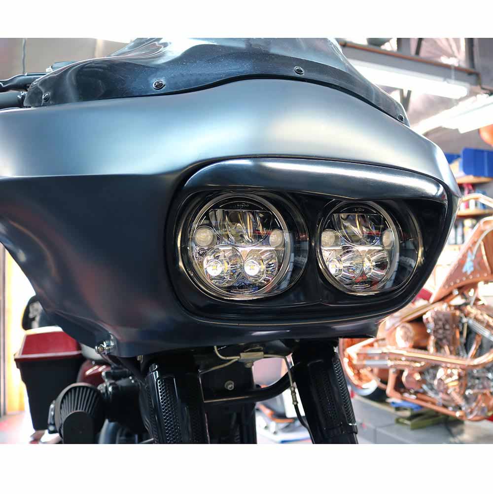 Bagger Nation Never Night 5.75" LED Headlight Road Glide