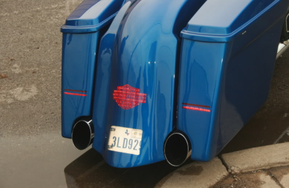 BAGGER FENDER WITH FLUSH BRAKE & RECESSED PLATE