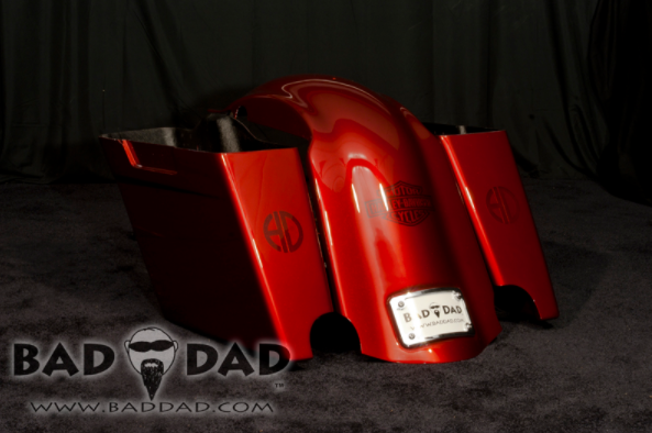 BAGGER FENDER WITH FLUSH BRAKE & RECESSED PLATE