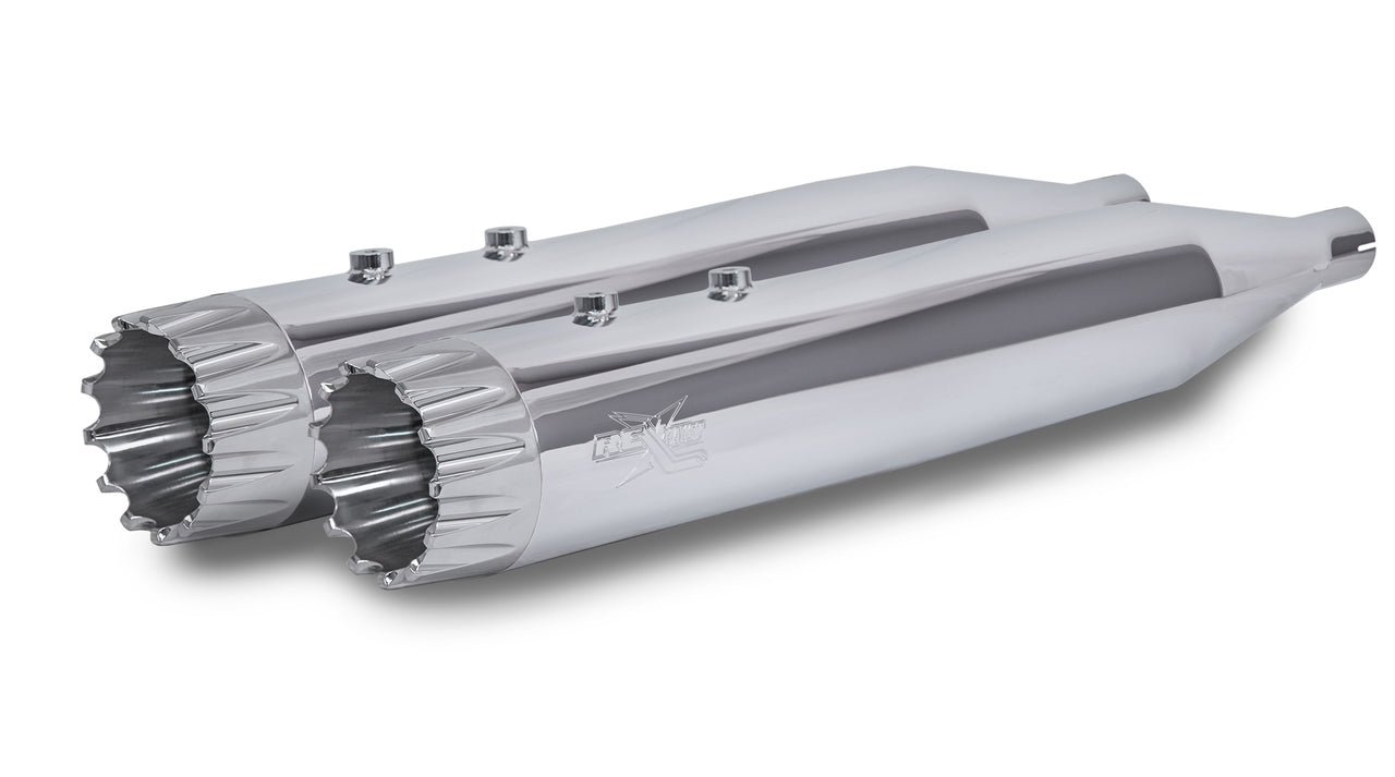 RCX 4.5" Muffler | Excalibur Chrome Tip