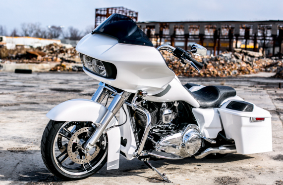 INJECTED STRETCHED SADDLEBAGS FOR 2014+
