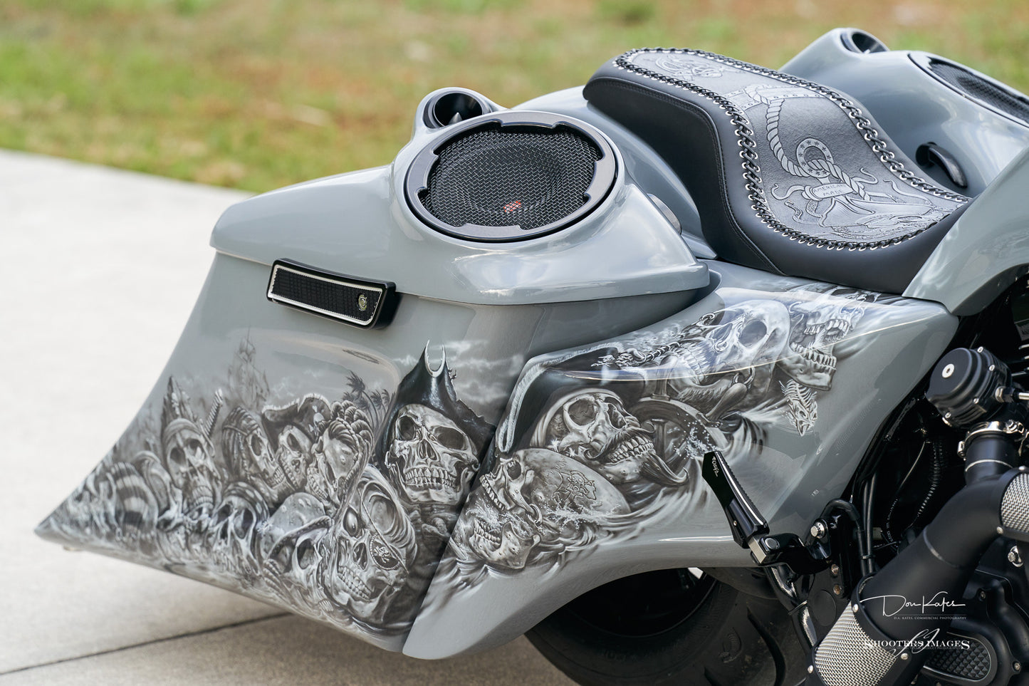 DIAMOND SADDLEBAG LATCH COVER
