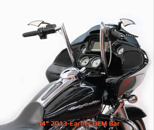 10″ – 16″ OEM MONKEY BARS 2013-EARLIER ROAD GLIDE/ROAD KING