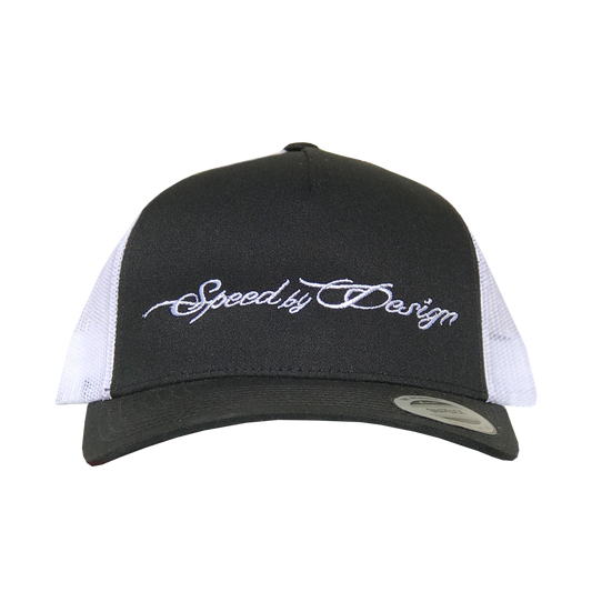 SBD BLACK/WHITE MESH HAT