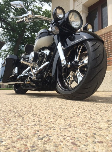 NATIVE 180/200mm Pitbull PRO Wide Front Tire Kit for 1994-2013