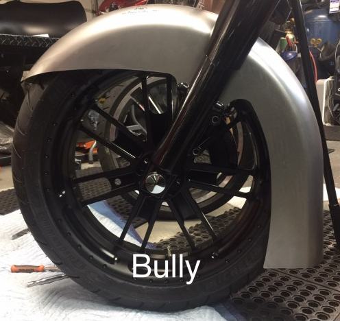 NATIVE 180/200mm Pitbull PRO Wide Front Tire Kit for 1994-2013