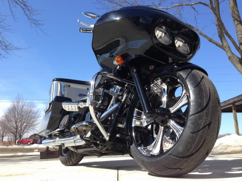 NATIVE 180/200mm Pitbull PRO Wide Front Tire Kit for 1994-2013