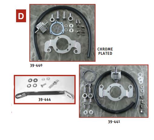 39-441 AIR CLEANER SUPPORT BRACKETS For Evolution® Big Twin 1993 & later.